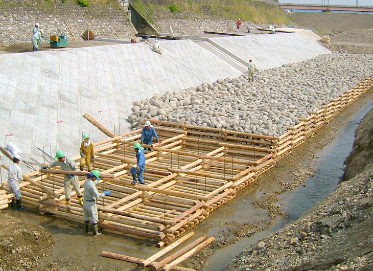 土木工事現場で利用